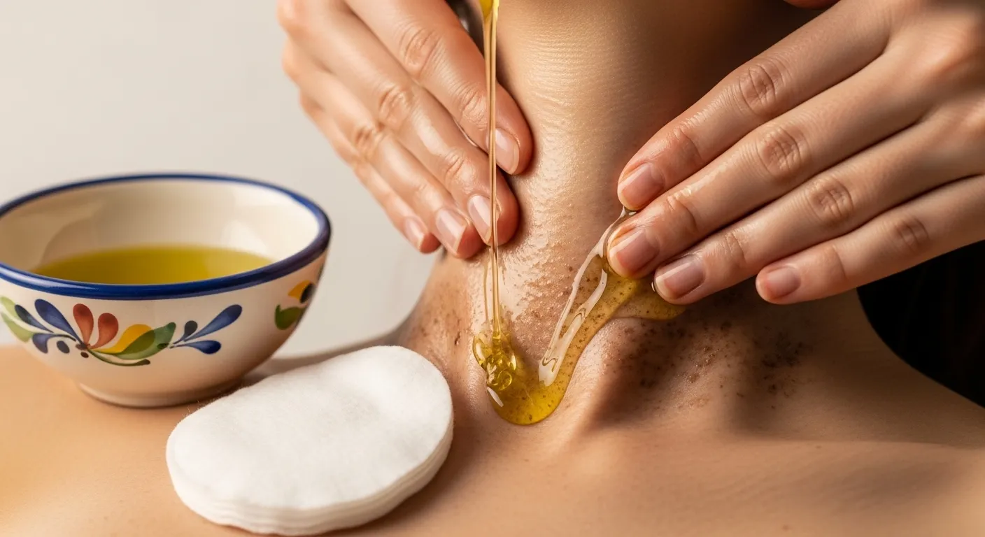 پاک کردن رنگ مو با روغن بچه