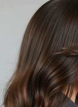 رنگ موی قهوه ای طبیعی